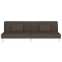 Two-seater sofa bed with two brown fabric pillows. by , Sofas - Ref: Foro24-375891, Price: 241,19 €, Discount: %
