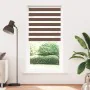 Estor cebra marrón 110x200 cm tejido ancho 105,9 cm poliéster de , Persianas y estores - Ref: Foro24-4014367, Precio: 30,07 €...