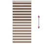 Estor cebra marrón 110x200 cm tejido ancho 105,9 cm poliéster de , Persianas y estores - Ref: Foro24-4014367, Precio: 30,07 €...