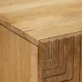 Aparadores 3 piezas madera maciza mango marrón 60x33x75 cm de , Taquillas y armarios de almacenamiento - Ref: Foro24-3310005,...