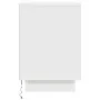 Mesillas de noche con luces LED 2 uds blanco 38x34x50 cm de , Mesitas de noche - Ref: Foro24-861284, Precio: 100,25 €, Descue...