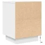 Mesillas de noche con luces LED 2 uds blanco 38x34x50 cm de , Mesitas de noche - Ref: Foro24-861284, Precio: 100,25 €, Descue...
