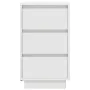 Mesilla de noche con luces LED blanca 38x34x65 cm by , Nightstands - Ref: Foro24-861301, Price: 74,22 €, Discount: %
