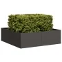 Jardinera acero negro 100x100x30 cm de , Maceteros y jardineras - Ref: Foro24-860808, Precio: 70,02 €, Descuento: %