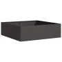 Jardinera acero negro 100x100x30 cm de , Maceteros y jardineras - Ref: Foro24-860808, Precio: 70,02 €, Descuento: %