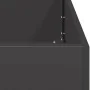 Jardinera acero negro 100x100x30 cm de , Maceteros y jardineras - Ref: Foro24-860808, Precio: 70,02 €, Descuento: %