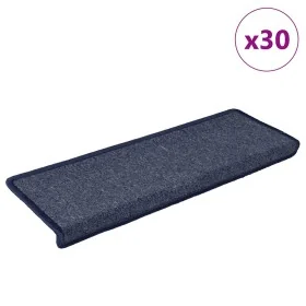 Alfombrilla escalera 30 uds 65x21x4 cm Gris y azul de , Alfombrillas para escalones - Ref: Foro24-3365775, Precio: 114,56 €, ...