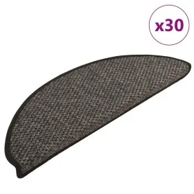 Alfombra autoadhesiva escalera sisal 30 uds 65x21x4cm antracita de , Alfombrillas para escalones - Ref: Foro24-3365873, Preci...