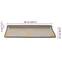 Alfombra autoadhesiva escalera sisal 30 uds Grey and Beige de , Alfombrillas para escalones - Ref: Foro24-3365884, Precio: 19...