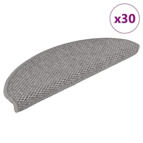 Alfombra autoadhesiva escalera sisal 30 uds 65x21x4 cm plateado de , Alfombrillas para escalones - Ref: Foro24-3365871, Preci...