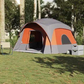 Tienda de campaña familiar 6 personas impermeable gris naranja de , Tiendas de campaña - Ref: Foro24-4009557, Precio: 194,98 ...