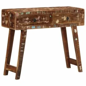 Mesa consola madera maciza reciclada 90x32x75 cm by , Side tables - Ref: Foro24-4104520, Price: 179,08 €, Discount: %