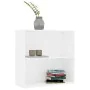Estantería de madera de ingeniería blanca 80x30x76,5 cm de , Librerías y estanterías - Ref: Foro24-800999, Precio: 40,64 €, D...