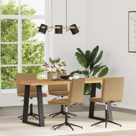 Sillas de comedor 4 unidades terciopelo marrón de , Sillas de comedor - Ref: Foro24-3315645, Precio: 221,19 €, Descuento: %