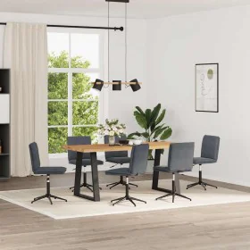 Sillas de comedor 6 unidades terciopelo gris oscuro de , Sillas de comedor - Ref: Foro24-3315698, Precio: 333,43 €, Descuento: %