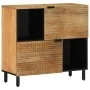 Aparador marrón 80x33x75 cm madera maciza mango de , Almacenamiento para CD y DVD - Ref: Foro24-4017747, Precio: 123,18 €, De...