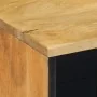 Aparador marrón 80x33x75 cm madera maciza mango de , Almacenamiento para CD y DVD - Ref: Foro24-4017747, Precio: 123,18 €, De...