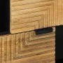Aparador marrón 80x33x75 cm madera maciza mango de , Almacenamiento para CD y DVD - Ref: Foro24-4017747, Precio: 123,18 €, De...