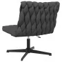 Silla de oficina giratoria tela gris oscuro de , Sillas - Ref: Foro24-4105402, Precio: 87,52 €, Descuento: %
