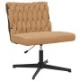 Drehbarer Bürostuhl aus gewelltem Wollimitat in Beige. von , Stühle - Ref: Foro24-4105400, Preis: 112,31 €, Rabatt: %