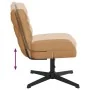 Drehbarer Bürostuhl aus gewelltem Wollimitat in Beige. von , Stühle - Ref: Foro24-4105400, Preis: 112,31 €, Rabatt: %
