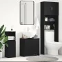 Armario de baño madera contrachapada negro roble 60x33x60 cm de , Muebles de baño - Ref: Foro24-862508, Precio: 56,99 €, Desc...