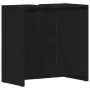 Armario de baño madera contrachapada negro roble 60x33x60 cm de , Muebles de baño - Ref: Foro24-862508, Precio: 56,99 €, Desc...