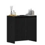 Armario de baño madera contrachapada negro roble 60x33x60 cm de , Muebles de baño - Ref: Foro24-862508, Precio: 56,99 €, Desc...