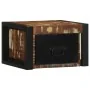 Mesillas de noche multicolor 2 uds 40x35x25 cm madera reciclada de , Mesitas de noche - Ref: Foro24-4015948, Precio: 127,24 €...