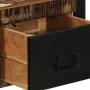 Mesillas de noche multicolor 2 uds 40x35x25 cm madera reciclada de , Mesitas de noche - Ref: Foro24-4015948, Precio: 127,24 €...
