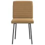 Sillas de comedor 6 unidades terciopelo marrón de , Sillas de comedor - Ref: Foro24-3315534, Precio: 245,80 €, Descuento: %