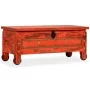 Baúl de almacenaje de madera maciza de mango 101x39x42 cm rojo de , Baúles de almacenamiento - Ref: Foro24-244949, Precio: 21...