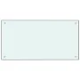 Protección salpicaduras cocina vidrio templado blanco 80x40 cm de vidaXL, Herramientas y utensilios de cocina - Ref: Foro24-2...