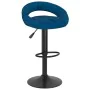 Kitchen stools 2 units blue velvet by , Kitchen stools - Ref: Foro24-333273, Price: 111,38 €, Discount: %