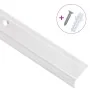 L-shaped step profiles, 15 units, silver aluminum, 90 cm by , Stairs - Ref: Foro24-146732, Price: 42,83 €, Discount: %