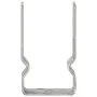 Anclajes de valla 12 uds acero galvanizado plateado8x6x15 cm de , Puntas para anclaje en el suelo - Ref: Foro24-145331, Preci...