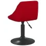 Taburete de cocina de terciopelo rojo tinto de , Taburetes de cocina - Ref: Foro24-335322, Precio: 75,63 €, Descuento: %