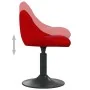 Taburete de cocina de terciopelo rojo tinto de , Taburetes de cocina - Ref: Foro24-335322, Precio: 75,63 €, Descuento: %