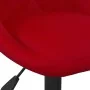 Taburete de cocina de terciopelo rojo tinto de , Taburetes de cocina - Ref: Foro24-335322, Precio: 75,63 €, Descuento: %