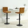 Kitchen stools 2 units brown velvet by , Kitchen stools - Ref: Foro24-333729, Price: 127,73 €, Discount: %