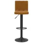 Kitchen stools 2 units brown velvet by , Kitchen stools - Ref: Foro24-333729, Price: 127,73 €, Discount: %