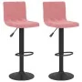 Küchenhocker, 2 Stück, rosa Samt von , Küchenhocker - Ref: Foro24-333736, Preis: 104,98 €, Rabatt: %