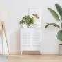 Puerta de armario de lamas 2 uds blanco 61,5x29,5 cm de , Puertas de armarios - Ref: Foro24-4015901, Precio: 39,58 €, Descuen...