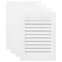 Puerta de armario de lamas 4 uds blanco 39,5x29,5 cm de , Puertas de armarios - Ref: Foro24-4015899, Precio: 44,59 €, Descuen...