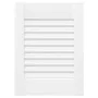 Puerta de armario de lamas 4 uds blanco 39,5x29,5 cm de , Puertas de armarios - Ref: Foro24-4015899, Precio: 44,59 €, Descuen...