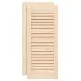Puerta de armario de lamas 2 uds 69x29,5 cm madera de pino de , Puertas de armarios - Ref: Foro24-4015892, Precio: 37,05 €, D...