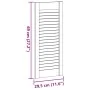 Puerta de armario de lamas blanco 69x29,5 cm de , Puertas de armarios - Ref: Foro24-4015903, Precio: 32,08 €, Descuento: %