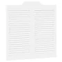Puertas batientes diseño de lamas 2 par blanco 80x80 cm von , Türen für zu Hause - Ref: Foro24-4107137, Preis: 101,26 €, Raba...