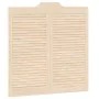 Schwingtüren mit Lamellen-Design, 2 Stück, 100x100 cm, Kiefernholz. von , Türen für zu Hause - Ref: Foro24-4107135, Preis: 11...