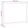 Pizarra con marco de madera maciza de pino negra 40x30 cm de , Tablones de anuncios - Ref: Foro24-4017408, Precio: 14,86 €, D...